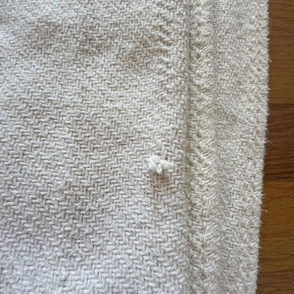 Vintage Ralph Lauren Combed Cotton Woven Blanket TWIN/ THROW 66